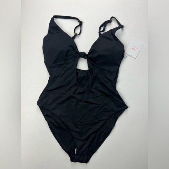 NWT Andie Swim The Santorini One Piece Black Swimsuit Size L - Picture 5 of 13